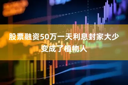 股票融资50万一天利息封家大少变成了植物人